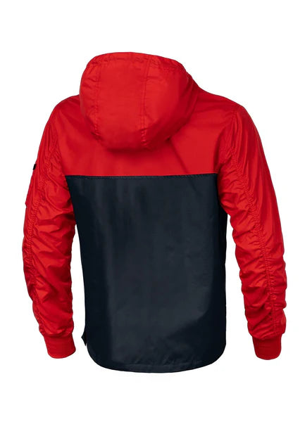 Pit Bull Men’s Transitional Kangaroo Jacket – Loring Red/Dark Navy