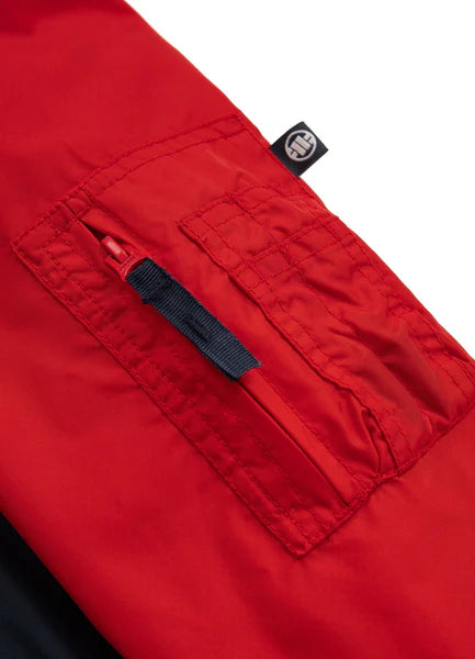 Pit Bull Men’s Transitional Kangaroo Jacket – Loring Red/Dark Navy