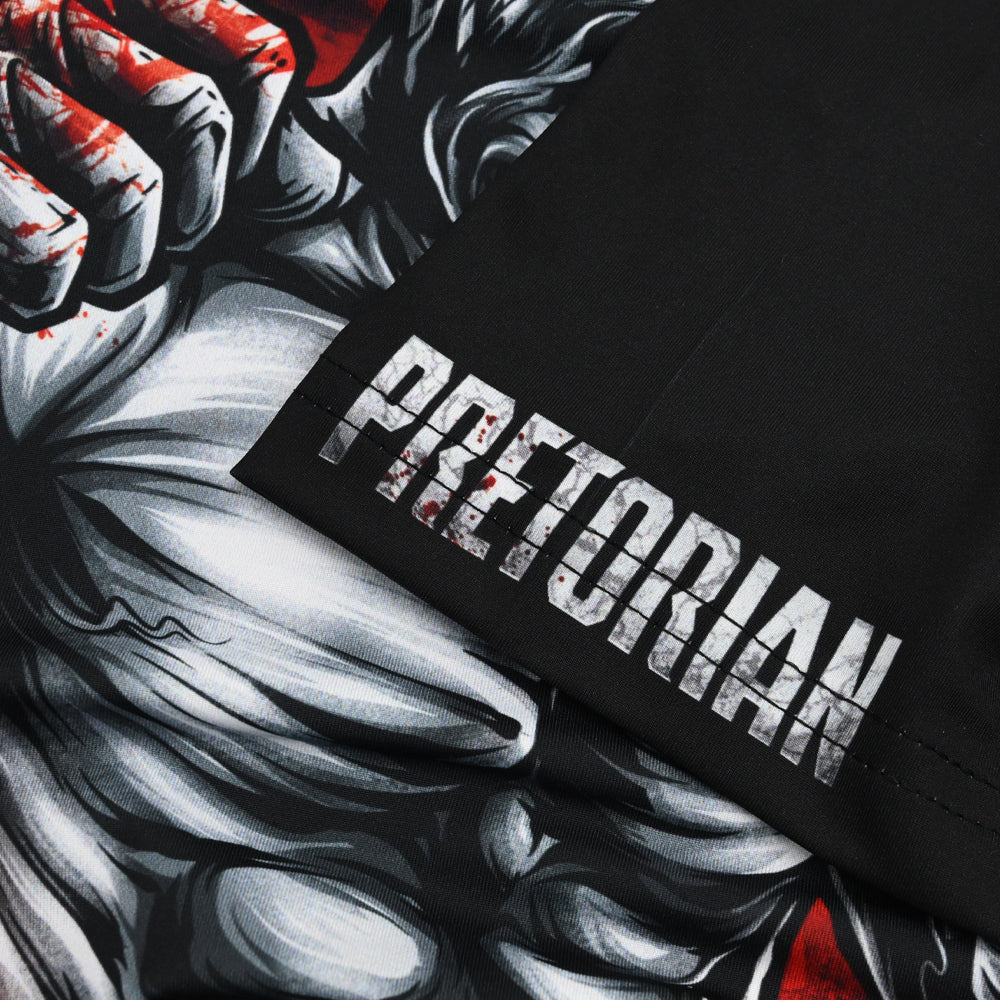 Pretorian Short Sleeve Rashguard – Black