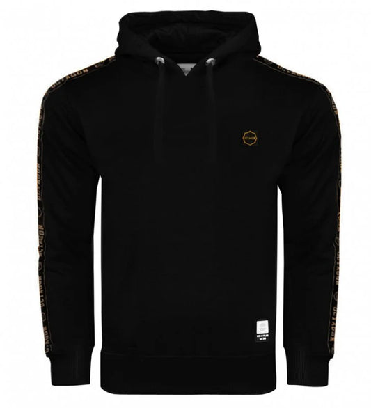 OCTAGON  STRIPE hoodie Gold