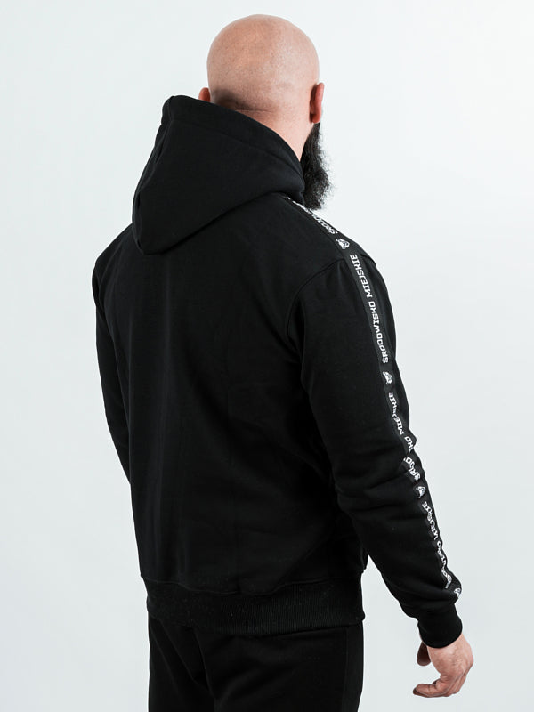 Hoodie Miś Lampas – Black | Środowisko Miejskie