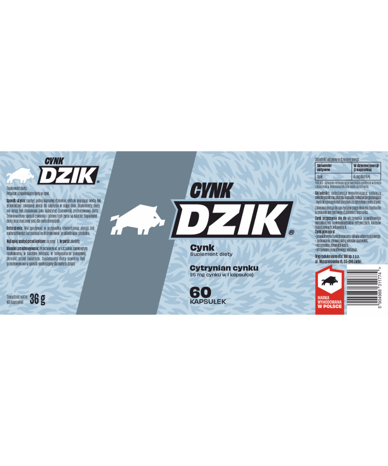 DZIK Zinc Citrate 15mg 🛡️💊⚡