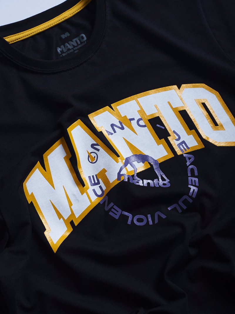 MANTO T-shirt ECHO – Black