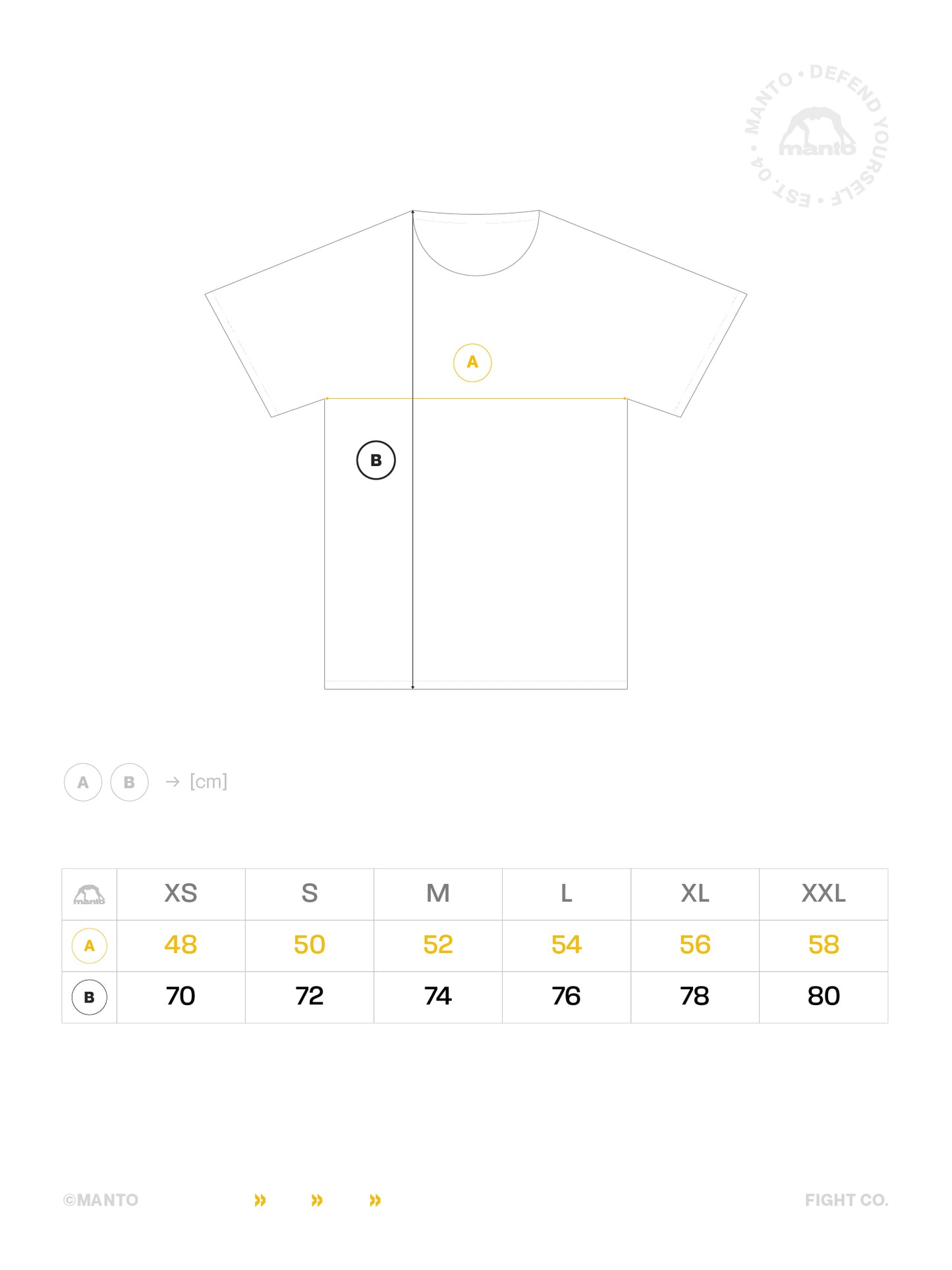 π€ MANTO T-Shirt Fight Company β White
