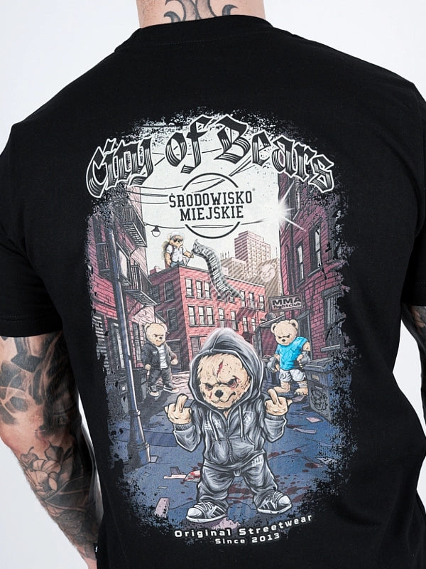 City of Bears T-shirt – Black | Środowisko Miejskie
