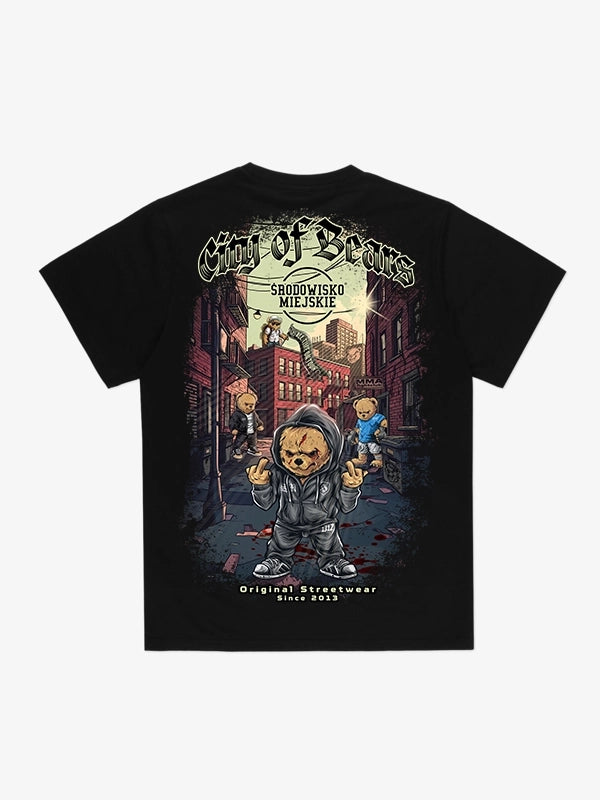 City of Bears T-shirt – Black | Środowisko Miejskie