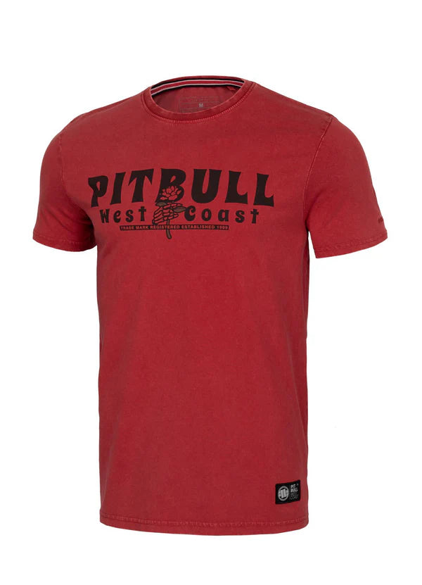 PIT BULL WEST COAST – Denim Washed Santa Muerte T-Shirt