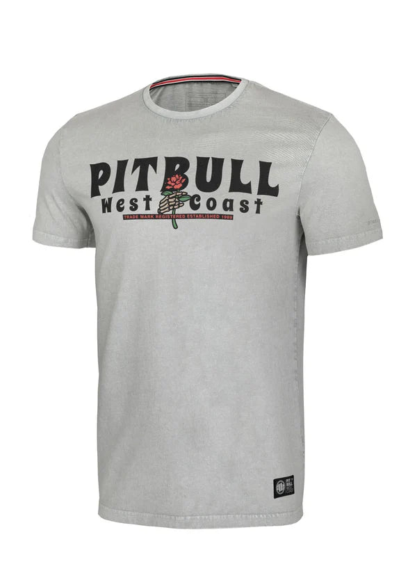 PIT BULL WEST COAST – Denim Washed Santa Muerte T-Shirt