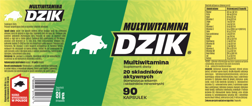 💊⚡ WK DZIK Multivitamin – 90 Capsules