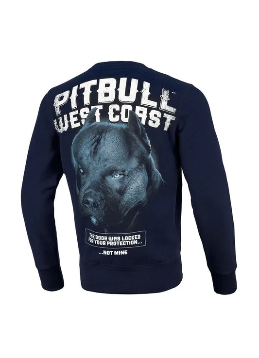 PIT BULL WEST COAST – Black Dog Sweatshirt Dark Navy