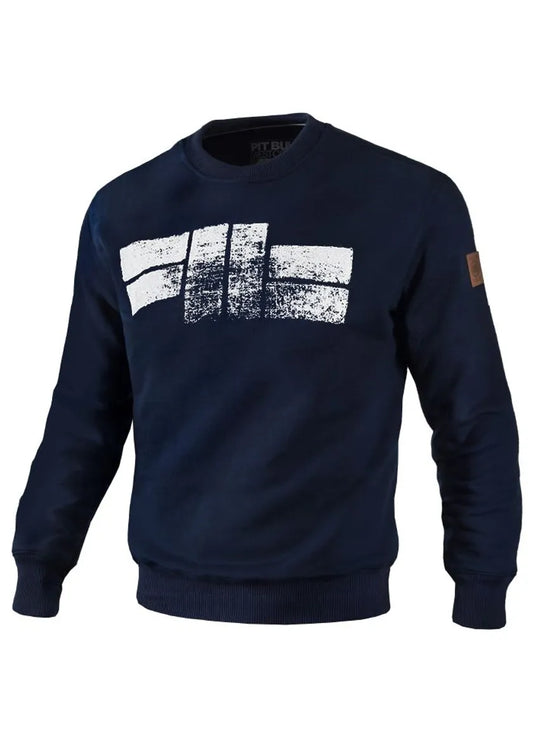 PIT BULL WEST COAST – Classic Logo Sweatshirt White Print