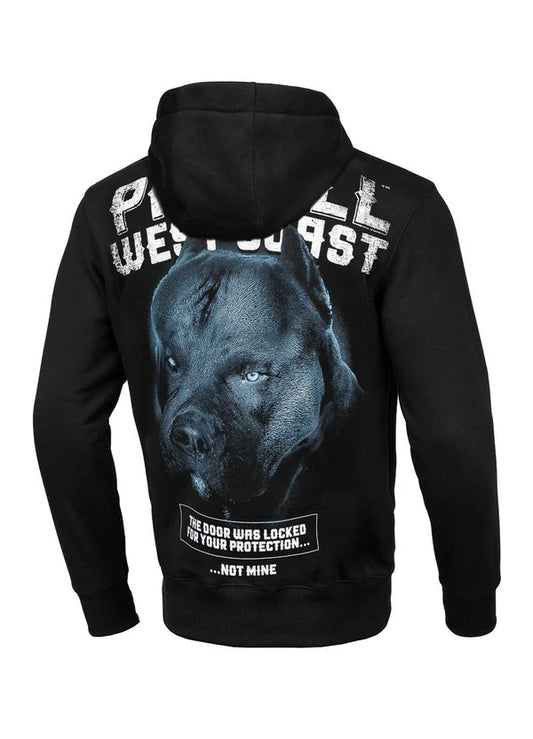 PIT BULL WEST COAST – Black Dog Hoodie Black