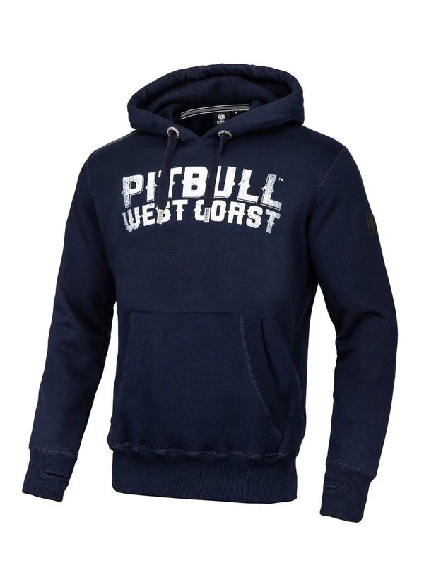 PIT BULL WEST COAST – Black Dog Hoodie Dark Navy