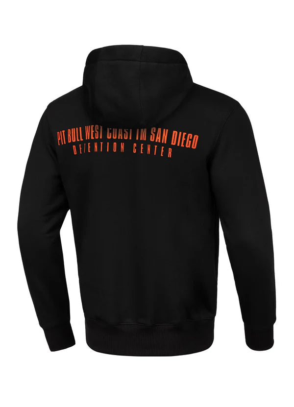 Pit Bull Men’s Hoodie – Orange Dog