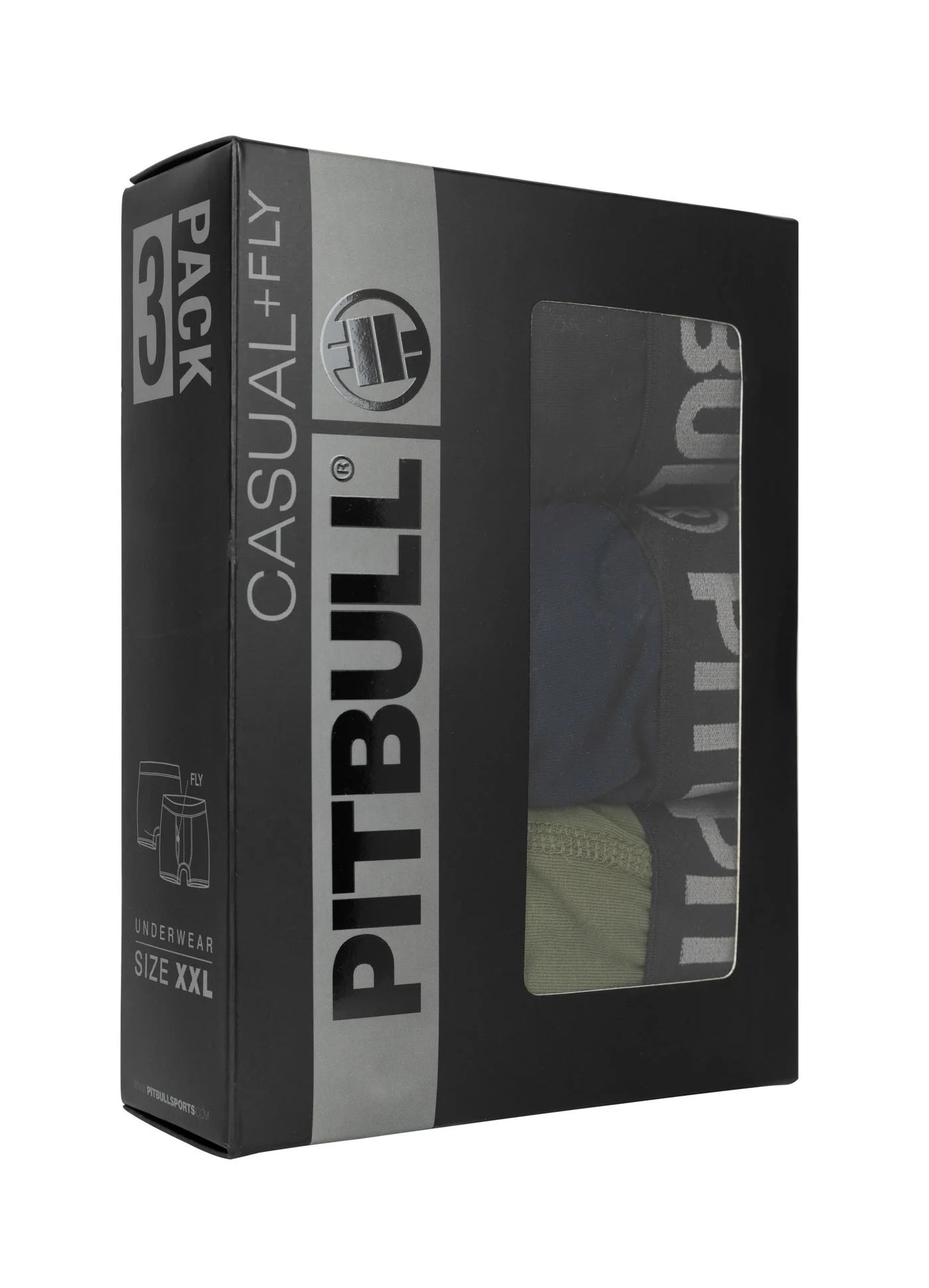 PIT BULL WEST COAST β Menβs Boxer Briefs FLY (3-Pack) π₯π