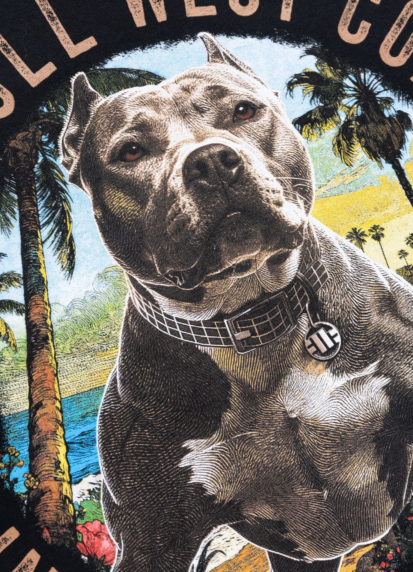 🌴🖤 Pit Bull West Coast Men's T-Shirt “BEACH BOY” 🔥
