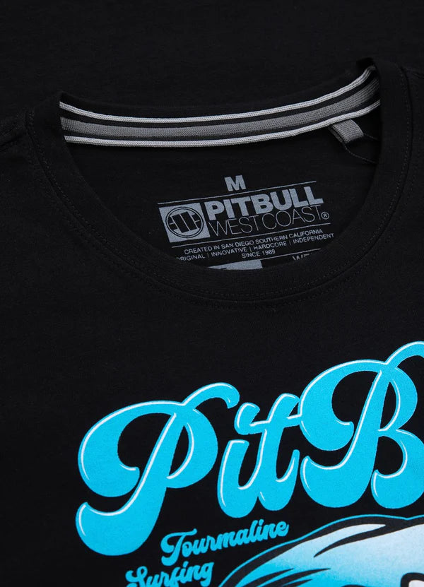 PIT BULL WEST COAST Men’s T-shirt – Beach Black