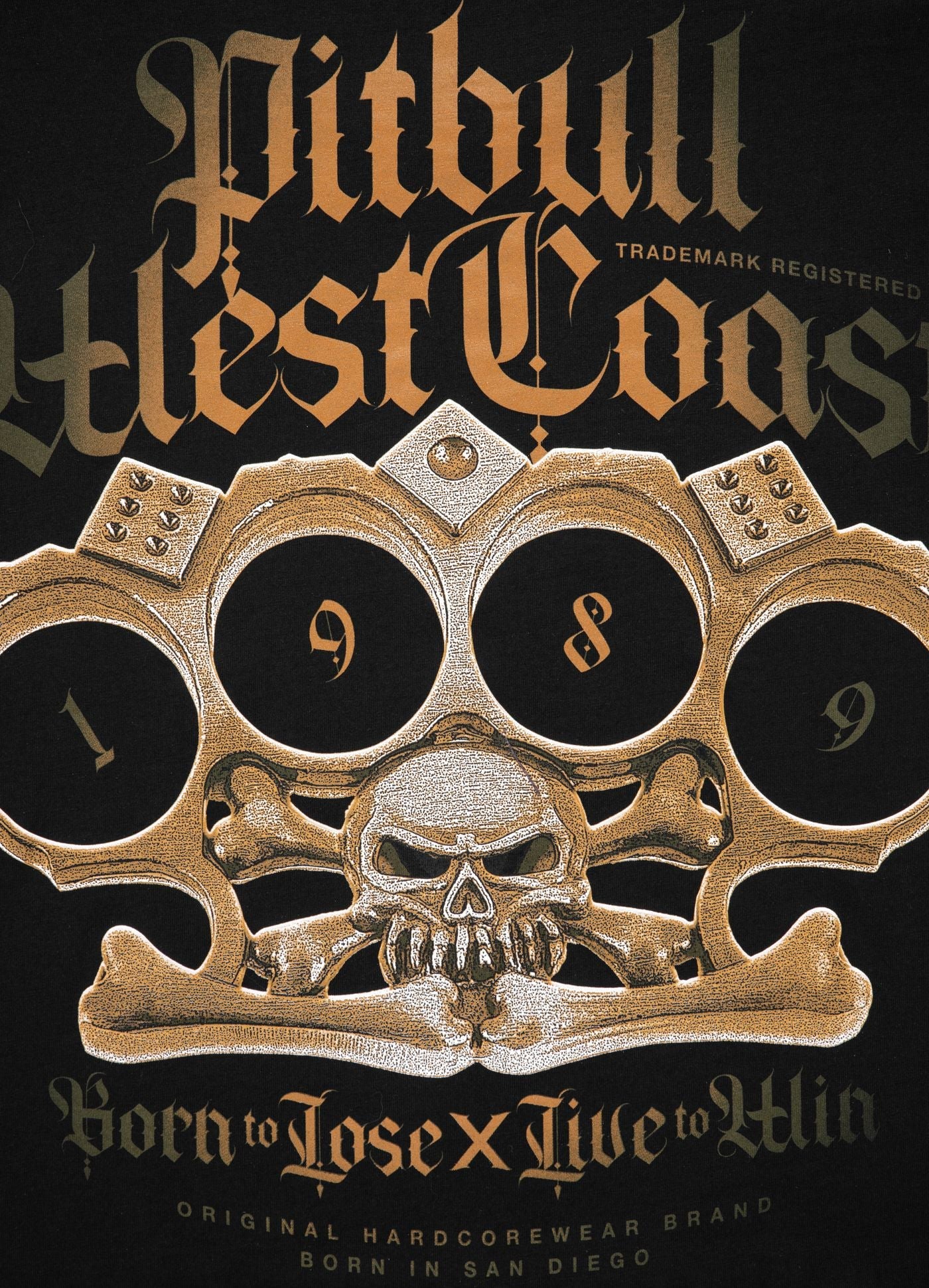 Pit Bull West Coast – Men’s T-Shirt Brass Knuckles
