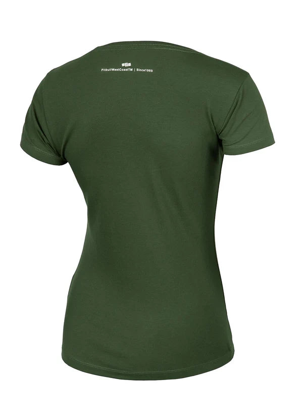 Pit Bull Women’s T-Shirt – PB Inside Olive