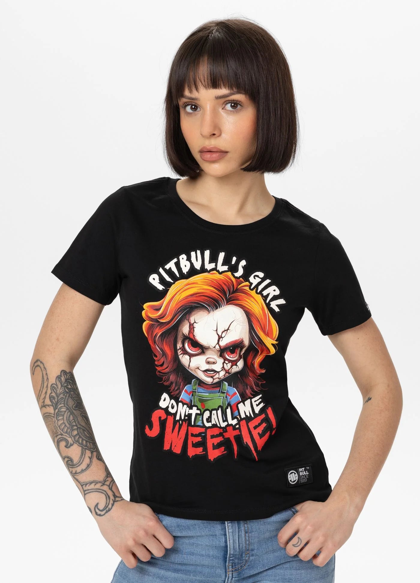 PIT BULL WEST COAST – Women’s T-Shirt SWEETIE-CHU 💖⚡