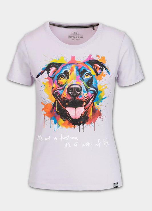 Women’s T-Shirt – WATERCOLOR Liliac By PIT BULL WEST COAST