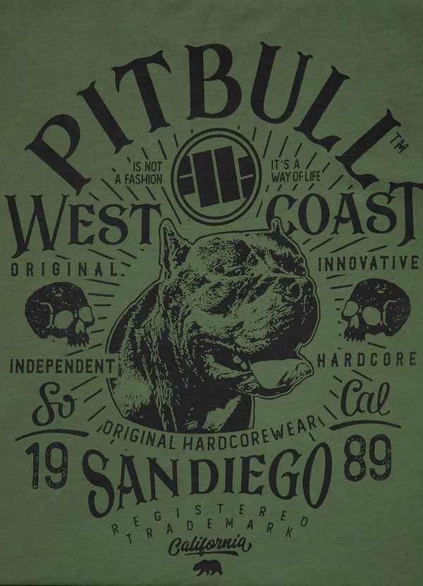 Pit Bull West Coast presents: T-shirt San Diego 89 GREEN