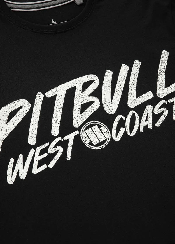 Pit Bull West Coast presents: T-shirt Grey Dog Black