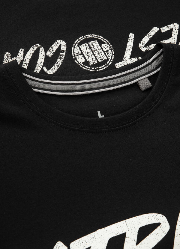 Pit Bull West Coast presents: T-shirt Grey Dog Black