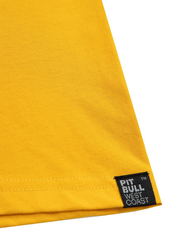 Pit Bull West Coast presents: T-shirt Grey Dog Yellow