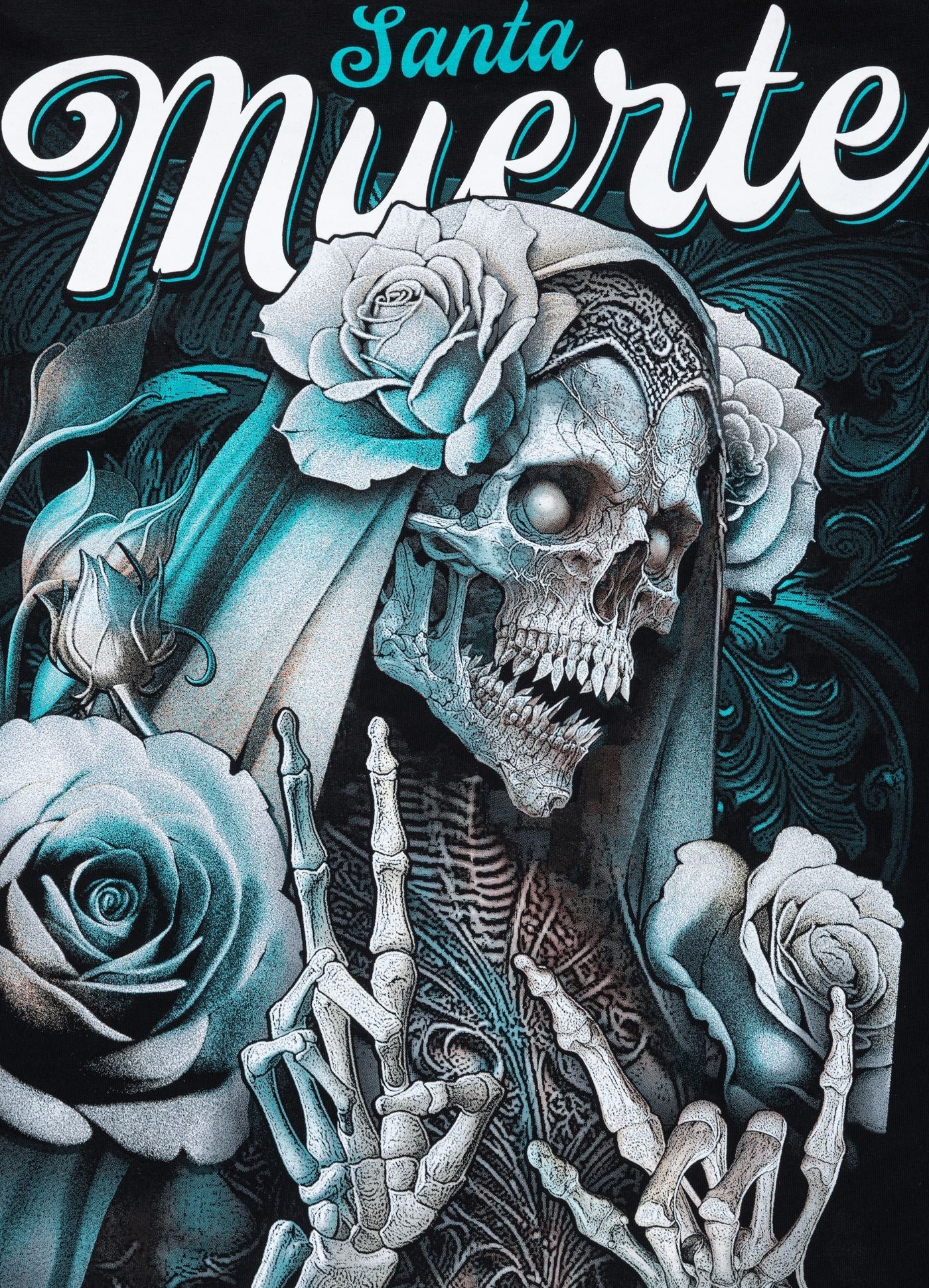 Pit Bull West Coast – Men’s T-Shirt SANTA MUERTE 24