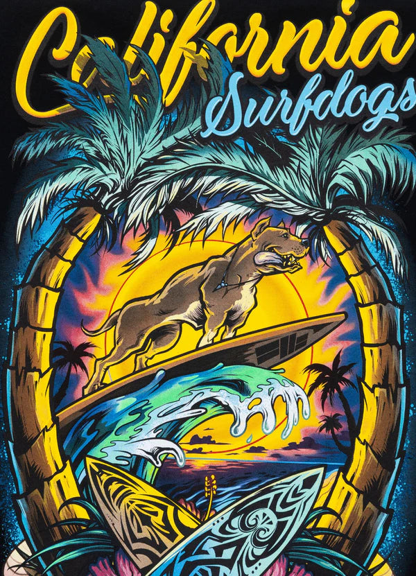 PIT BULL WEST COAST – SURFDOG Men’s T-Shirt Black