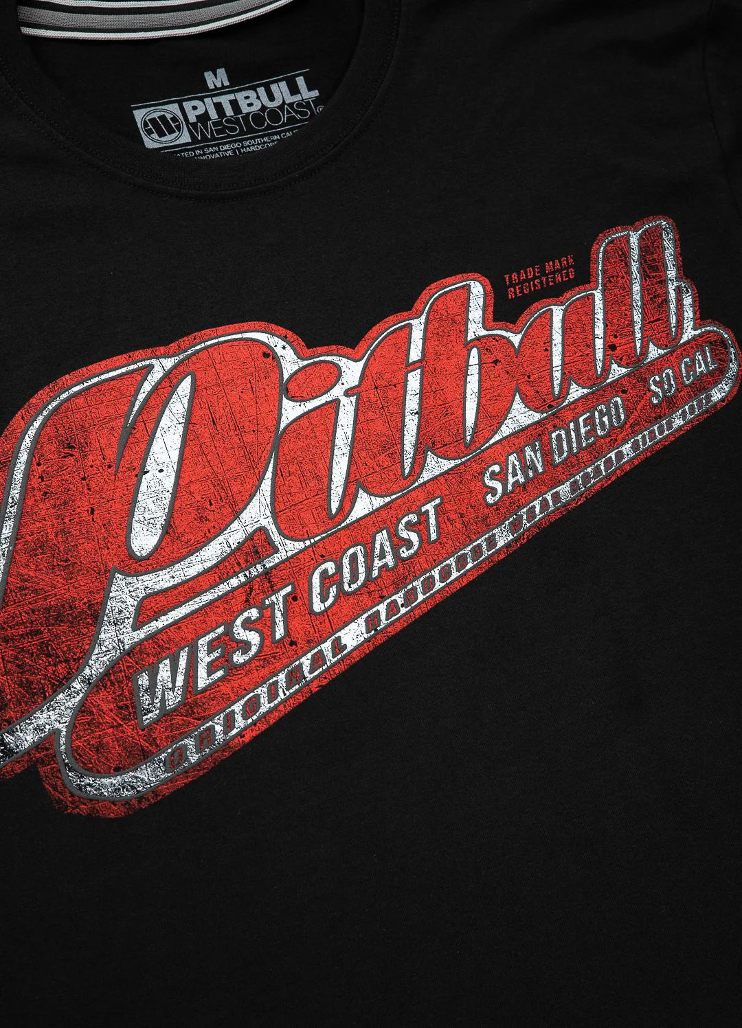 Pit Bull West Coast β T-Shirt RED BRAND Black