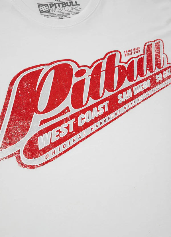 Pit Bull West Coast β T-Shirt RED BRAND White
