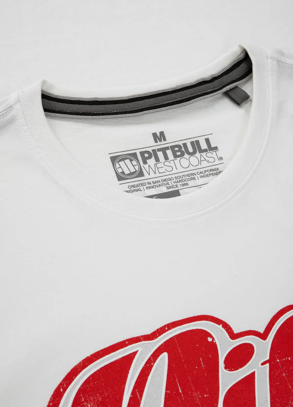 Pit Bull West Coast β T-Shirt RED BRAND White