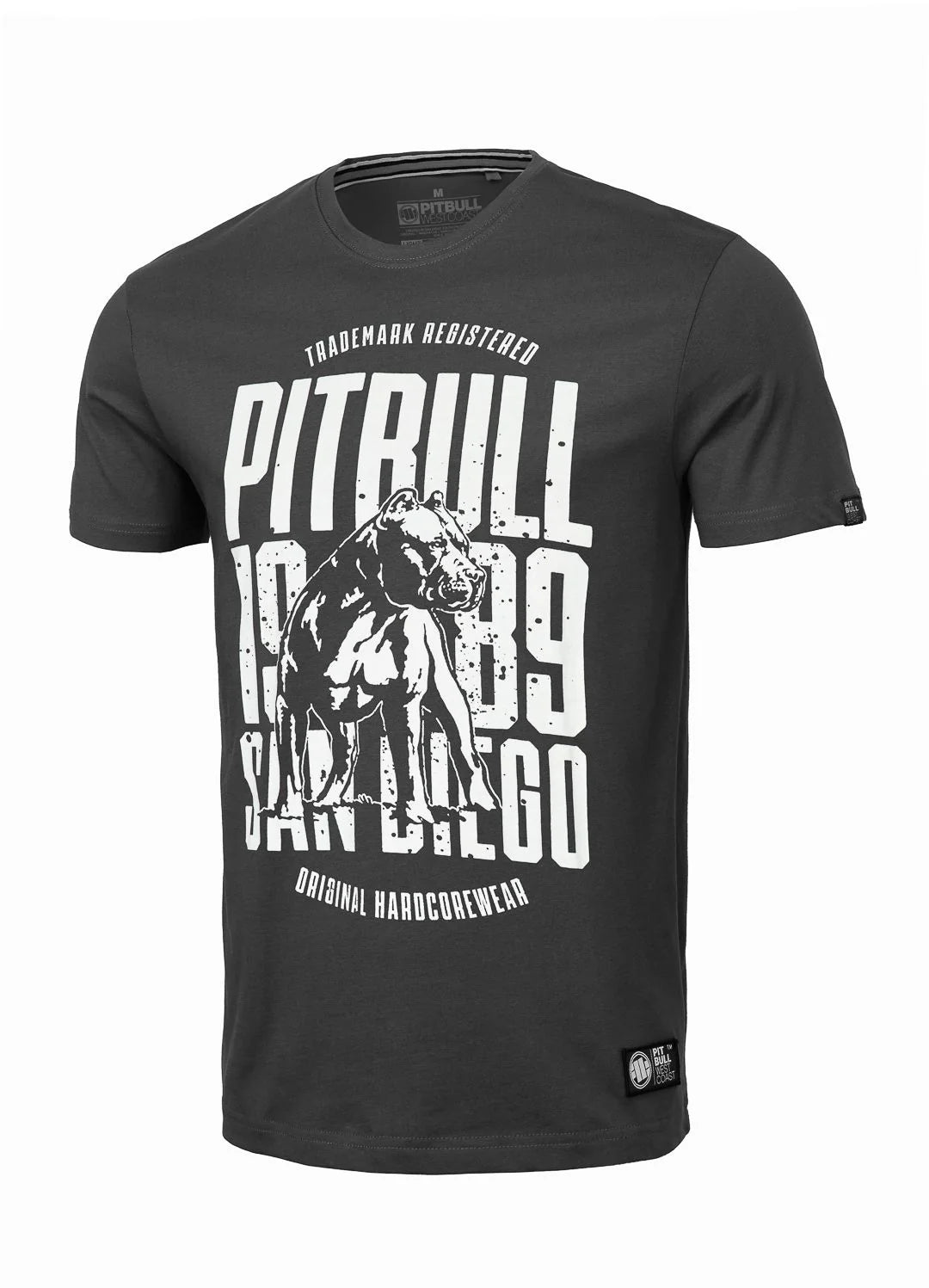 Pit Bull West Coast presents: T-shirt San Diego Dog Graphite