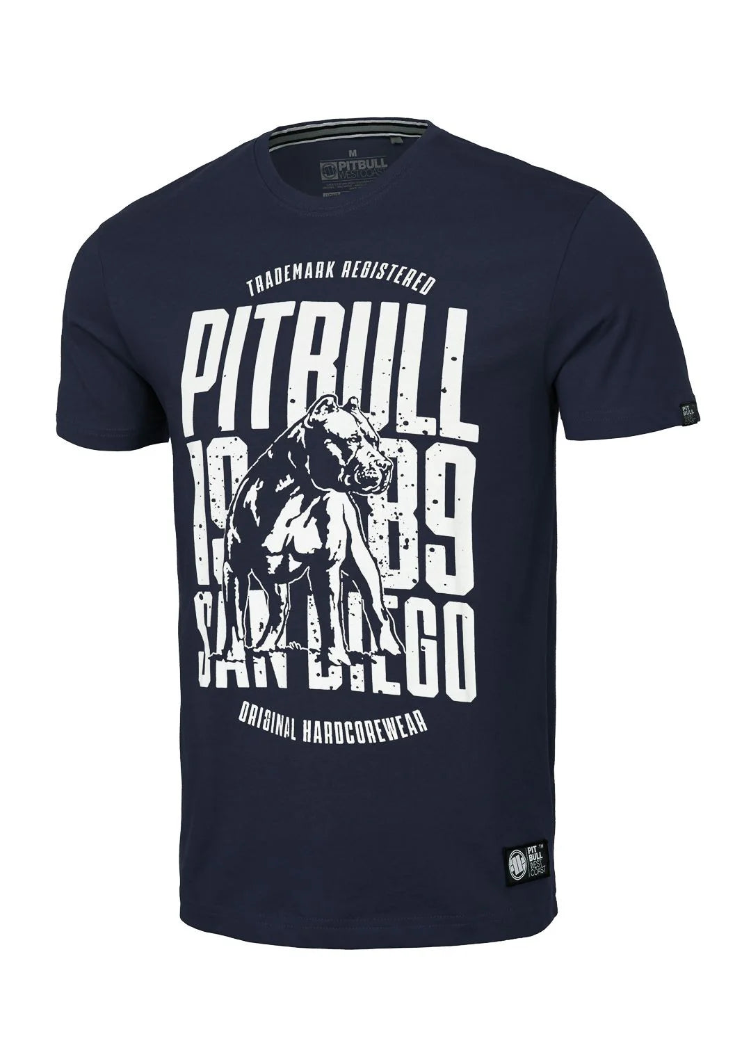 Pit Bull West Coast presents: T-shirt San Diego Dog Dark Navy
