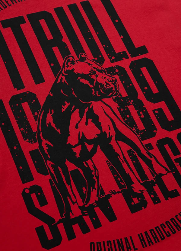 Pit Bull West Coast presents: T-shirt San Diego Dog Red
