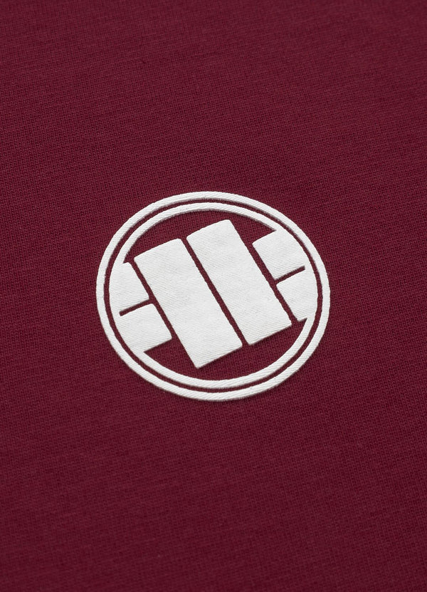 Pit Bull West Coast presents: T-shirt Small Logo 170 Burgundy