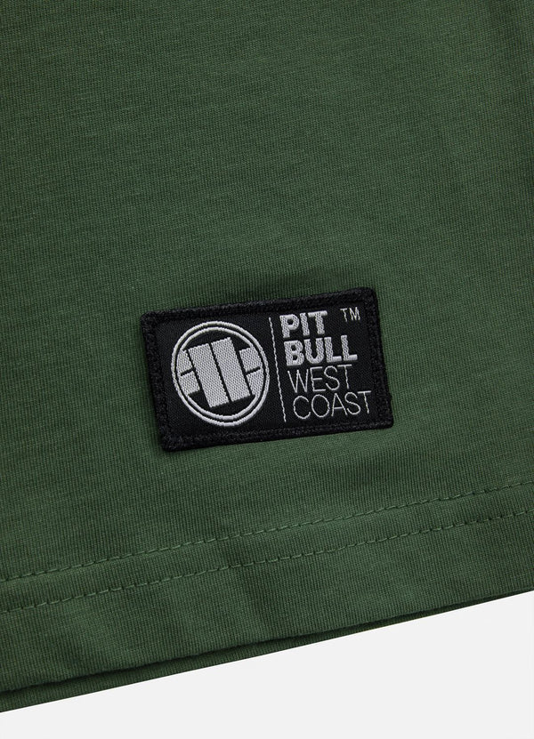 Pit Bull West Coast presents: T-shirt Small Logo 170 Dark Green