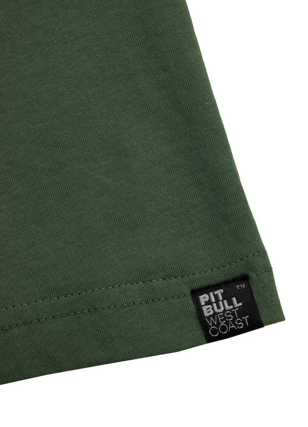 Pit Bull West Coast presents: T-shirt Small Logo 170 Dark Green
