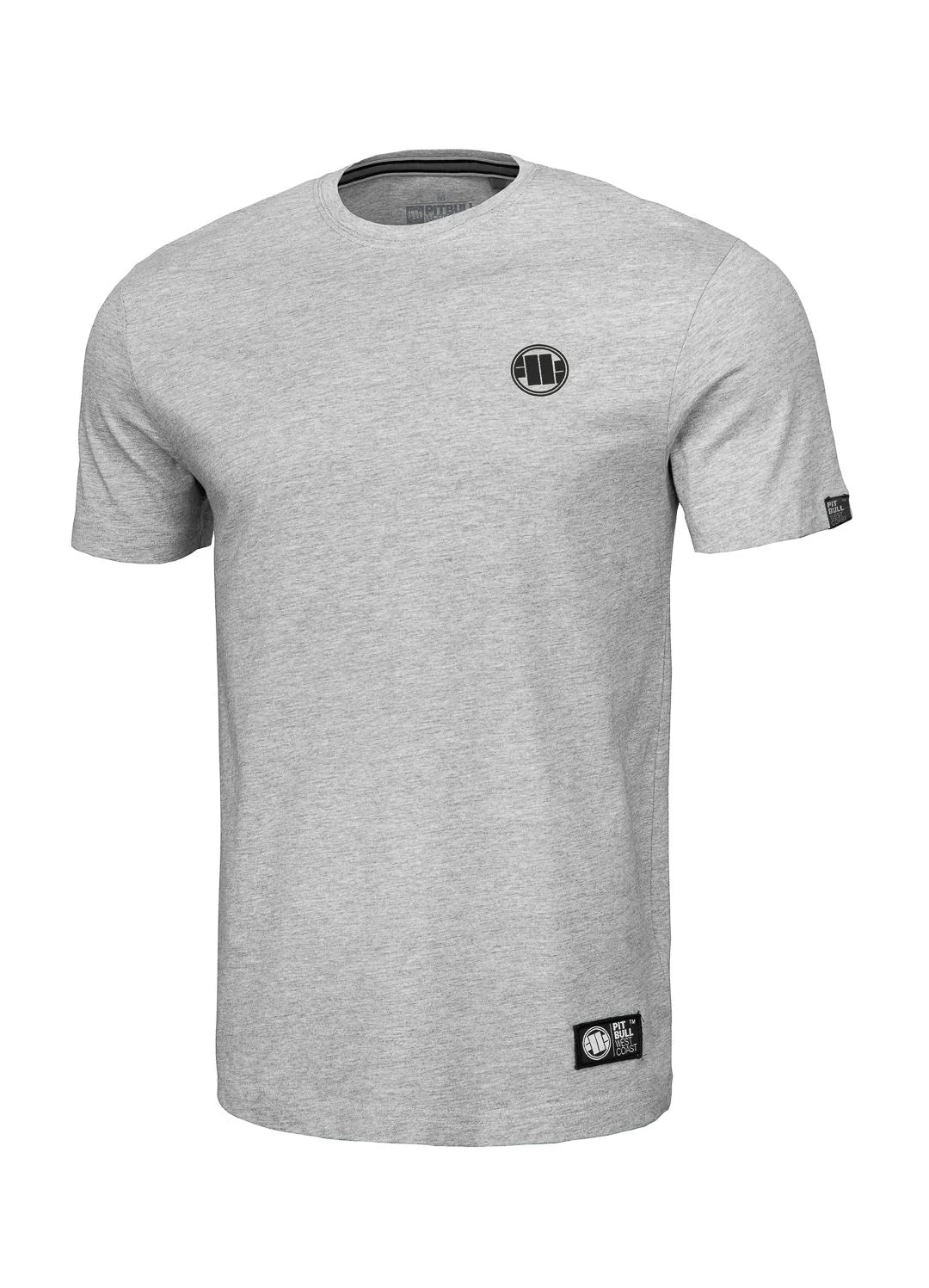 Pit Bull West Coast presents: T-shirt Small Logo 170 Grey