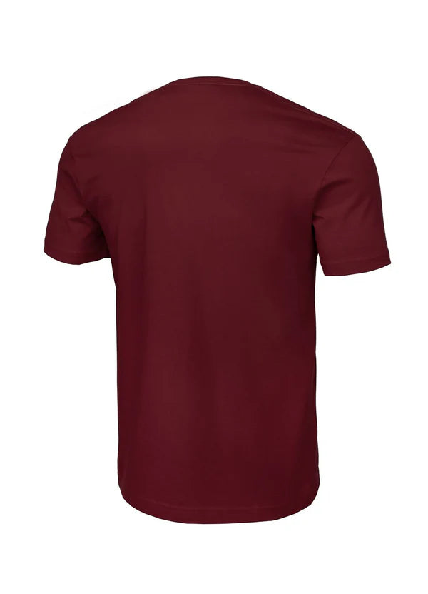 Pit Bull West Coast presents: T-shirt Small Logo 170 Burgundy