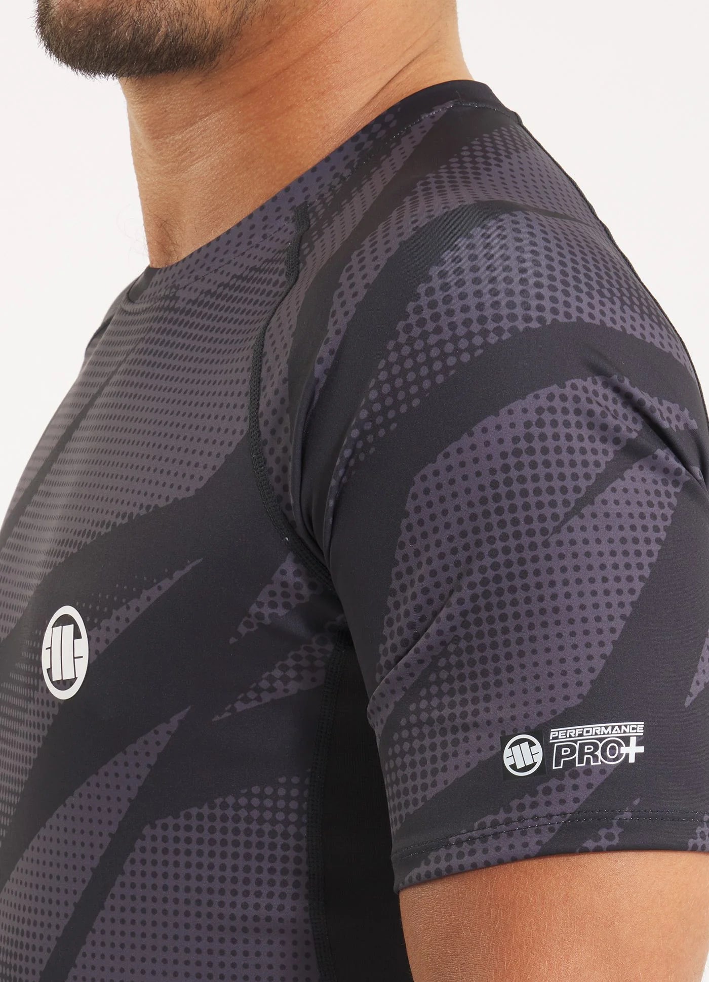 PIT BULL WEST COAST Rashguard – Dot Camo II Grey