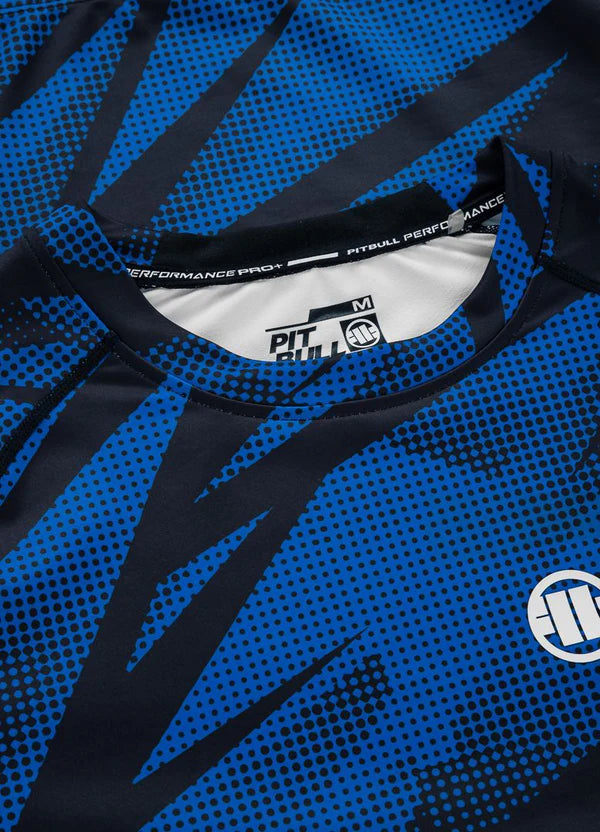 PIT BULL WEST COAST Rashguard – Dot Camo II Blue