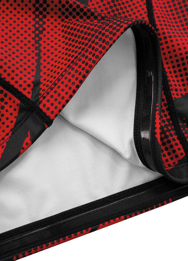 PIT BULL WEST COAST Rashguard – Dot Camo II Red