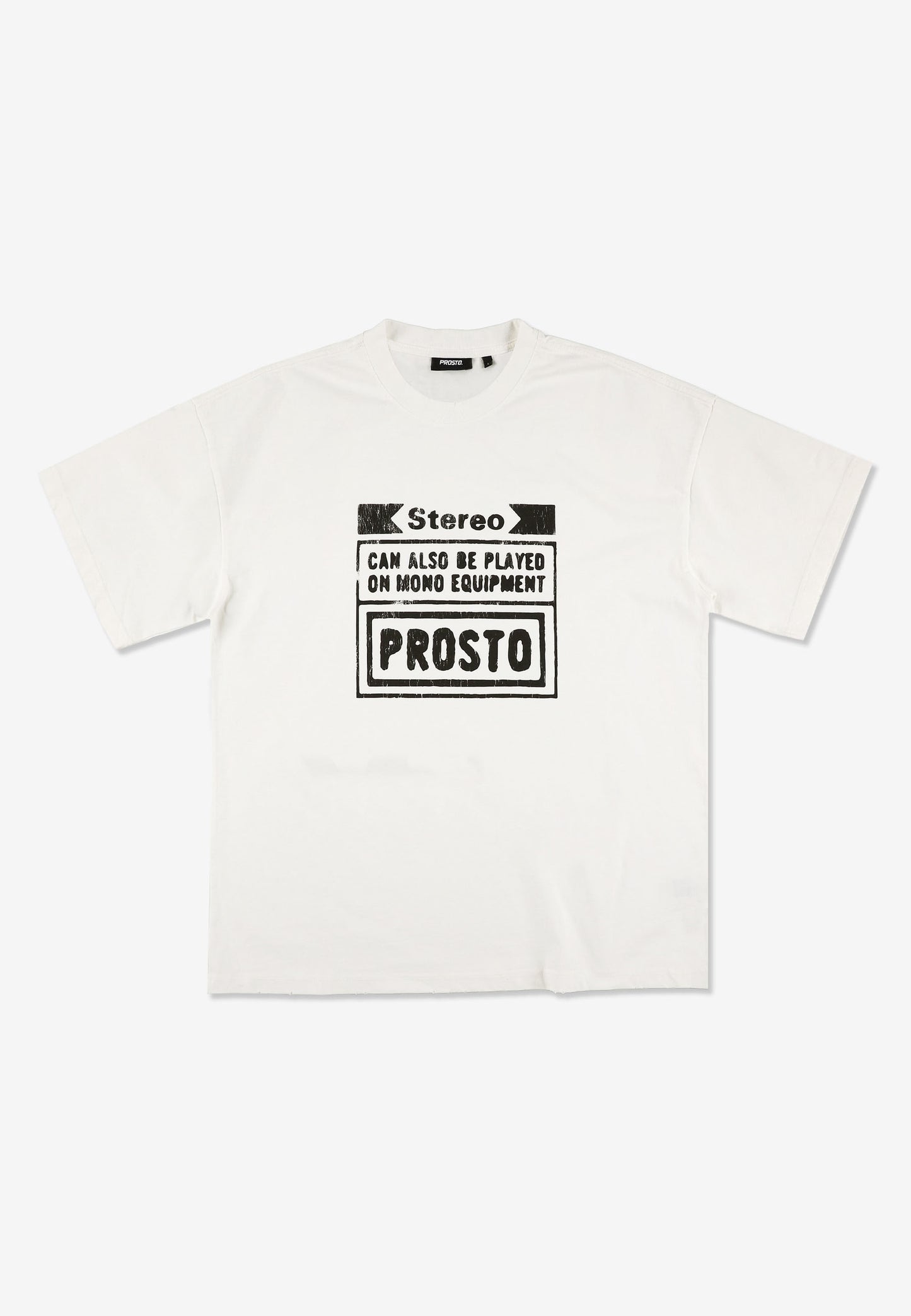 Men’s T-Shirt – Stereo Off-White by PROSTO