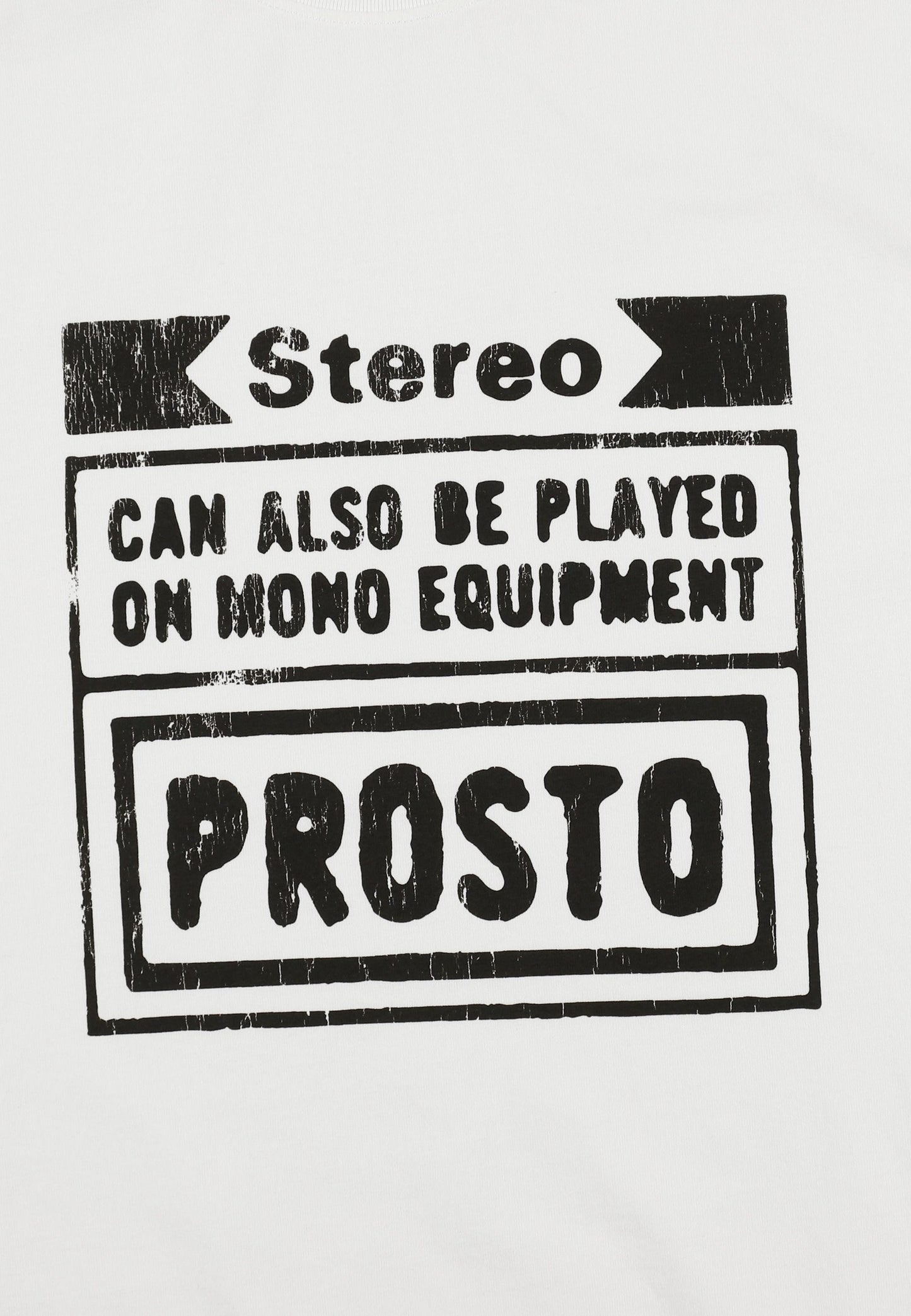 Men’s T-Shirt – Stereo Off-White by PROSTO