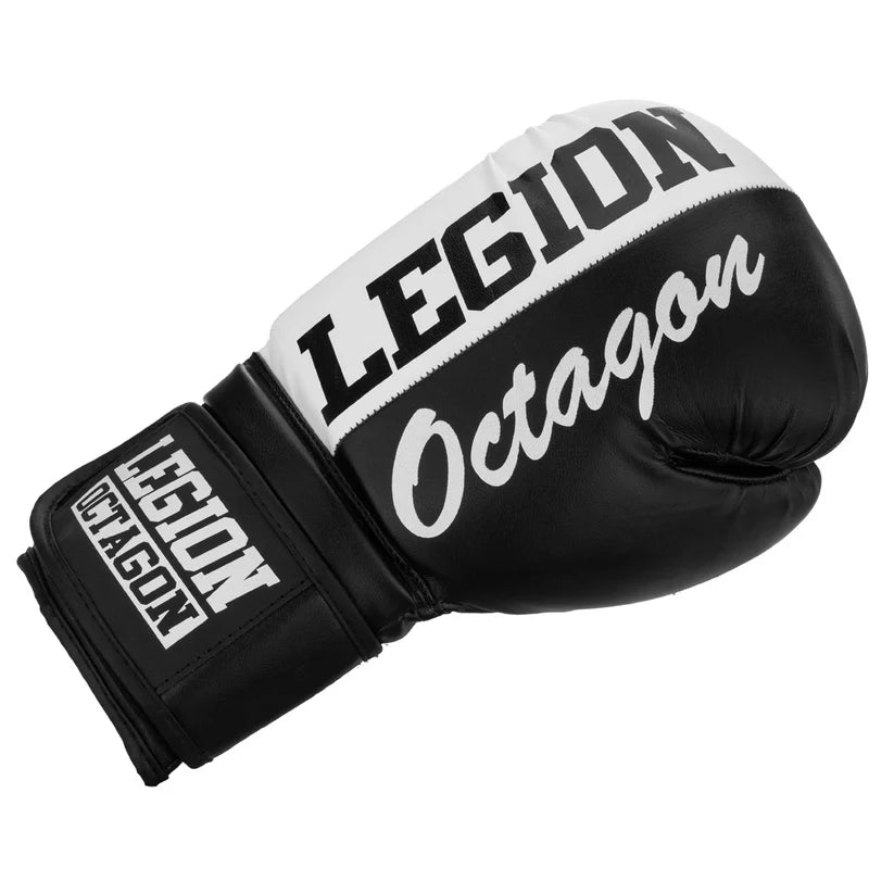 Octagon Boxing Glove's LEGION Black/White