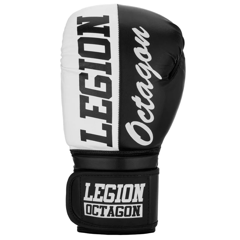 Octagon Boxing Glove's LEGION Black/White