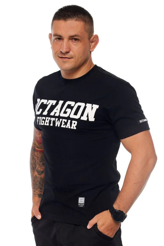 The OCTAGON brand presents: T-shirt FW Straight black/white